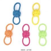 Παιχνίδι σκύλου σχοινί με μπάλα – 22x7cm – 12pcs – 550535