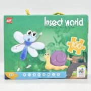 Παιδικό puzzle 100 κομματιών – Insect World – 61004 – 310442