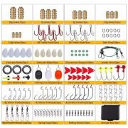 Σετ αξεσουάρ ψαρέματος σε θήκη – 128pcs – 831803