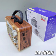 Επαναφορτιζόμενο ραδιόφωνο Retro – RX-308D – 370038 – Brown