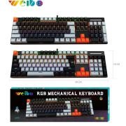 Ενσύρματο πληκτρολόγιο Gaming – LED RGB – WB-680 – Weibo – 653675