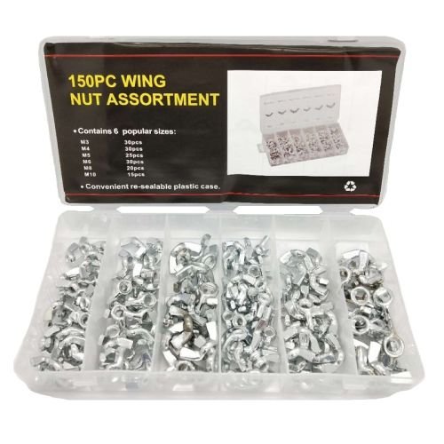 Σετ παξιμάδια πεταλούδα – 150pcs – 678177