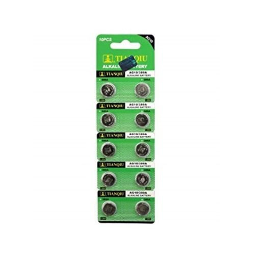 Αλκαλικές μπαταρίες – AG10/389A – 1.55V – 10pcs – 681101