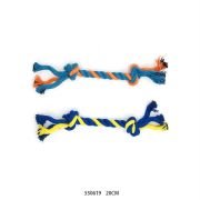 Παιχνίδι σκύλου σχοινί με κόμπους – 20cm – 12pcs – 550619