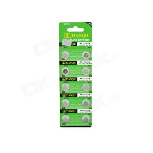 Αλκαλικές μπαταρίες – AG11/362A – 1.55V – 10pcs – 681118