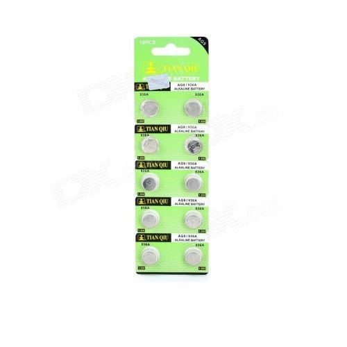 Αλκαλικές μπαταρίες – AG9/936A – 1.55V – 10pcs – 681095