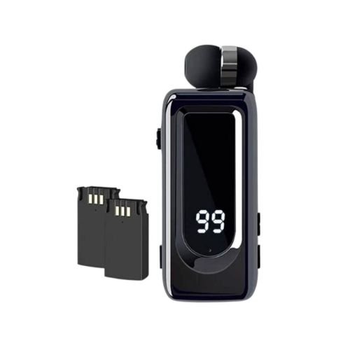 Ασύρματο ακουστικό Bluetooth με 2 μπαταρίες – D70 PRO – 230007 – Black