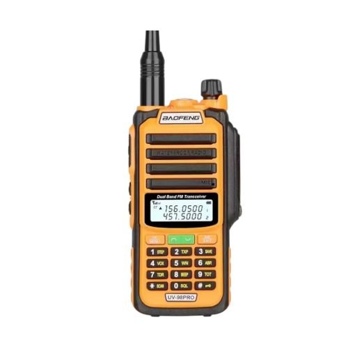 Φορητός πομποδέκτης UHF/VHF – UV98 PRO – Baofeng – 402987 – Orange