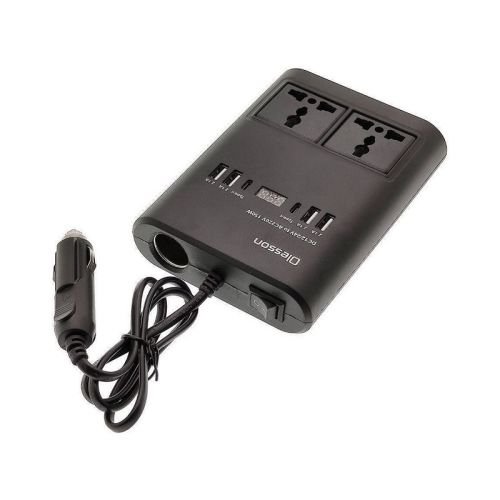 Μετασχηματιστής – Power Inverter αυτοκινήτου – 150W – 12VDC to 220VAC – 4xUSB – CD350562 –  505523