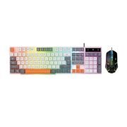 Σετ ενσύρματο πληκτρολόγιο & ποντίκι Gaming – A1020 – 655560 – White