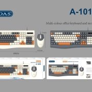 Σετ ενσύρματο πληκτρολόγιο & ποντίκι – A1019 – 656553 – Black