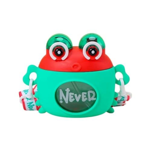 Φορητό παγούρι πλαστικό – Βατραχάκι – 600ml – 722467 – Green/Red