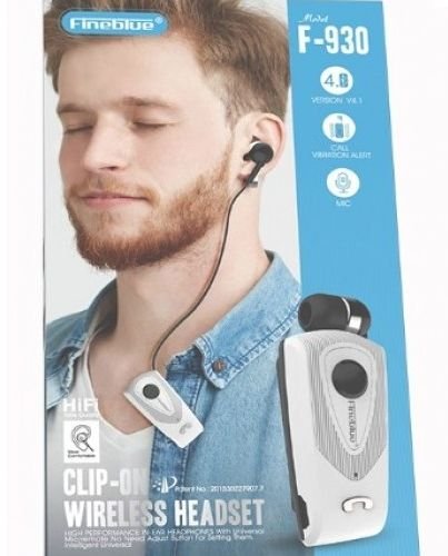 Ασύρματο ακουστικό Bluetooth – F-930 – Fineblue – 701083 – Silver