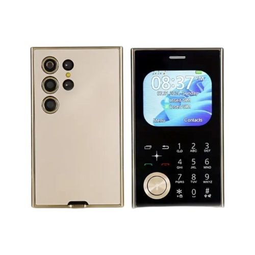 Κινητό τηλέφωνο – V8 – Dual Sim – 812143 – Gold – Ελληνικό μενού