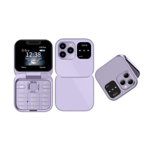 Κινητό τηλέφωνο – i16 Pro – Dual Sim – 812174 – Purple – Ελληνικό μενού