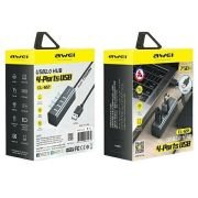 Αντάπτορας USB 2.0 Hub με 4 θύρες – CL-122 – AWEI – 085434