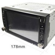 Ηχοσύστημα αυτοκινήτου 2DIN με DVD – CTC-6606 – 6.2” – 003546