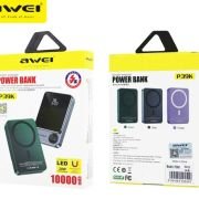 Powerbank μαγνητικής φόρτισης – P39K – 10.000mah – 20W – AWEI – 005500 – Grey