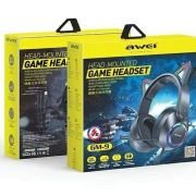 Ενσύρματα ακουστικά – Cat Headphones – GM-9 – AWEI – 006170