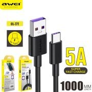 Καλώδιο φόρτισης & data – Type-C – Fast Charge – CL-77T – AWEI – 010412