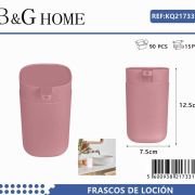 Θήκες κρεμοσάπουνου Dispenser πλαστικές – Σετ 5pcs – Pink – 21733