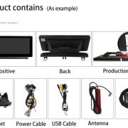 Ηχοσύστημα αυτοκινήτου 2DIN – Mercedes – E-Class 10′-12′ – Android – 000750