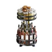 Ραφιέρα οργάνωσης κουζίνας περιστρεφόμενη διώροφη – 11902 – 114005