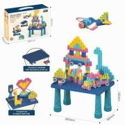 Σετ πάγκος κατασκευών DIY με τουβλάκια – C2703-13 – 140pcs – 117159