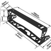 Βάση πινακίδας οχημάτων αλουμινίου – 1216704A – 120237 – Black
