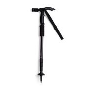 Τηλεσκοπικό μπαστούνι ορειβασίας με φακό – Μπατόν -138339 – Black
