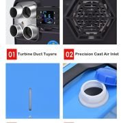 Φορητό αερόθερμο πετρελαίου – 5000W – 12/24V – 150808