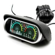 Ψηφιακό βολτόμετρο οχημάτων & μετρητής θερμοκρασίας νερού – R-G24101-01 – 150880