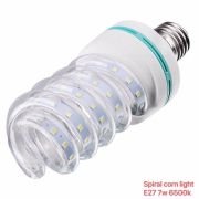 Λάμπα LED – Spiral Corn – E27 – 7W – 6500K – 356922