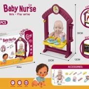 Καρεκλάκι φαγητού με κούκλα και αξεσουάρ – HL-15 – 153338