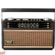 Επαναφορτιζόμενο ραδιόφωνο Retro – M1926BT – Meier – 416266 – Black/Gold