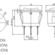 Διακόπτης οχημάτων On/Off – R-F13203A-33-4U – 180932