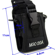 Θήκη προστασίας & μεταφοράς πομποδέκτη – Baofeng – 181032 – MSC-20A