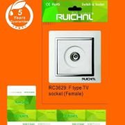 Πρίζα κεραίας τηλεόρασης – Χωνευτή – RC3629 – 674998