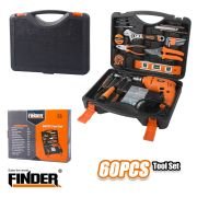 Σετ εργαλεία με θήκη – 60τμχ – Finder – 192573