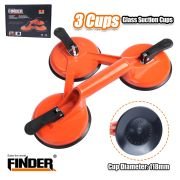 Βεντούζα αφαίρεσης τζαμιού τριπλή – 118mm – Finder – 194106