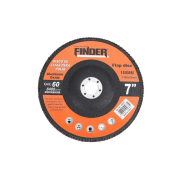 Πολύπτερο λείανσης μετάλλου για γωνιακό τροχό – 7″” – Grit60 – Finder – 195633