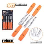 Σετ σκαρπέλα ξύλου – 4pcs – Finder – 196039