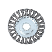 Συρματόβουρτσα πλεκτή για τροχό – 5″”/125mm – Finder – 196599