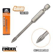 Τρυπάνι γυαλιού/πλακιδίων τετράκοπο – 4mm – Finder – 196669