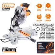 Δισκοπρίονο πάγκου για κοπή αλουμινίου – 2000W – Finder – 197368