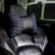 Μαξιλάρι αυχένα αυτοκινήτου – Δερματίνη – Headrest – Blue – 200949