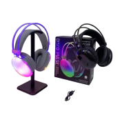 Ασύρματα ακουστικά Bluetooth LED – Headphones – PG580 – RGB – 212058 – Black