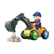 Ηλεκτρονικό όχημα Εκσκαφέας με κίνηση & φωτισμό – 6608-21B – 215272