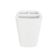 Θήκες οδοντόβουρτσας πλαστικές σε σετ 5Χ – White – 21530