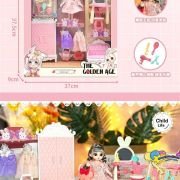 Σετ κούκλα με αξεσουάρ ομορφιάς – P80001B6 – 215357